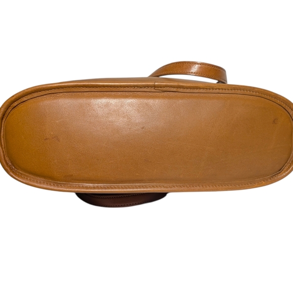 Vintage Coach Tribeca Large Shopper Tote 1998 Camel Leather Handbag Bag 9094 - Picture 8 of 16